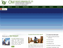 Tablet Screenshot of omfreight.com